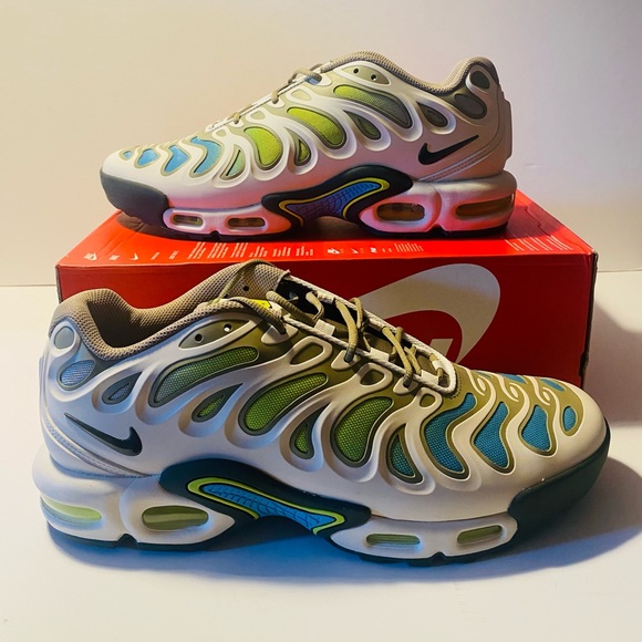 Nike Air Max Plus Drift Shoes White Green FD4290-008 Men's Size 12 NEW